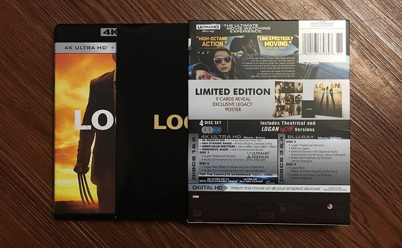 Unboxing LOGAN 4K UHD Blu-ray: Walmart-Exclusive Limited Edition - Cinapse