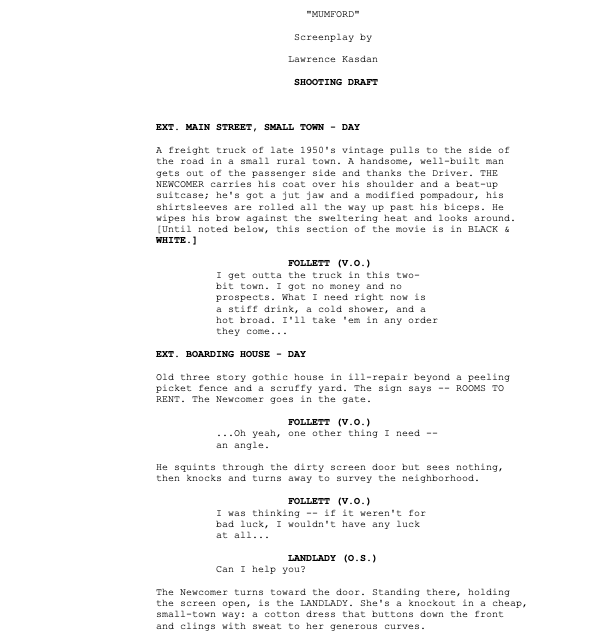 Page One: “Mumford” (1999)