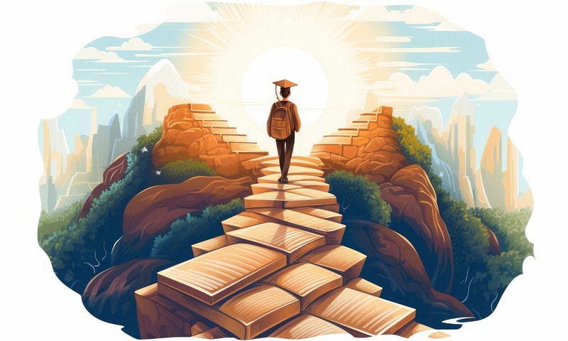 A Learner discovering alternative paths on his journey.
