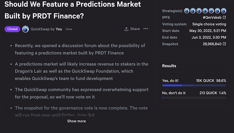 2022-06-03_You-Voted-for-QuickSwap-to-Feature-a-Predictions-Market-Built-by-PRDT-Finance-ca3ea8188950