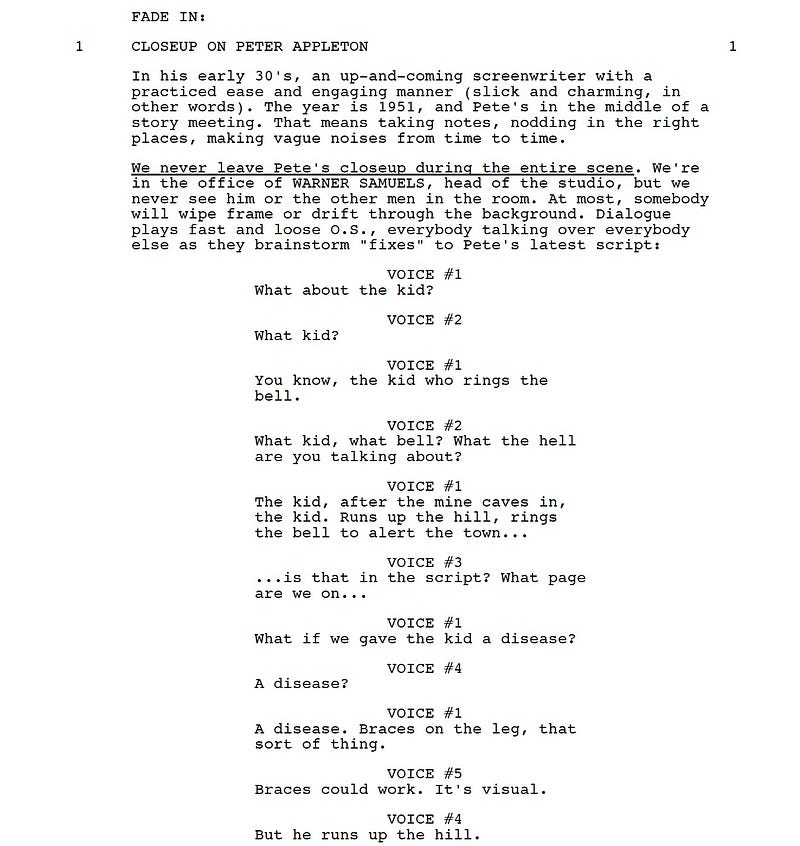 Page One: “The Majestic” (2001)