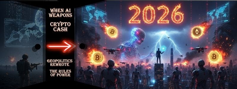 2026: The Year AI, War, and Crypto Changed Global Power Forever