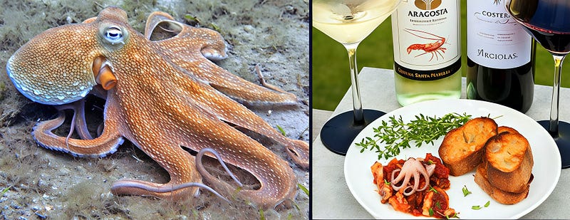 The Secret Life of the Common Octopus: Intelligence, Ink, and the Ethics of Eating Wonder