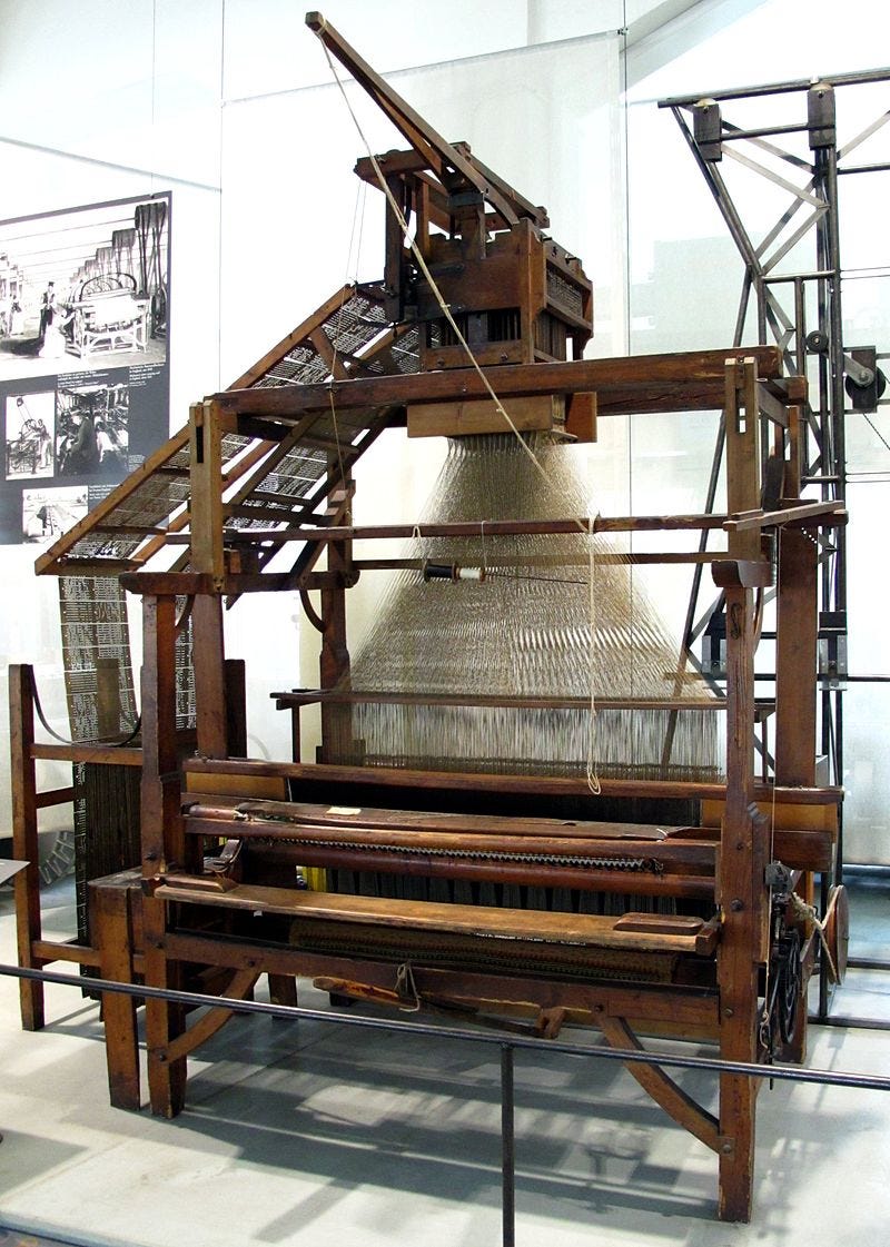 A large loom.