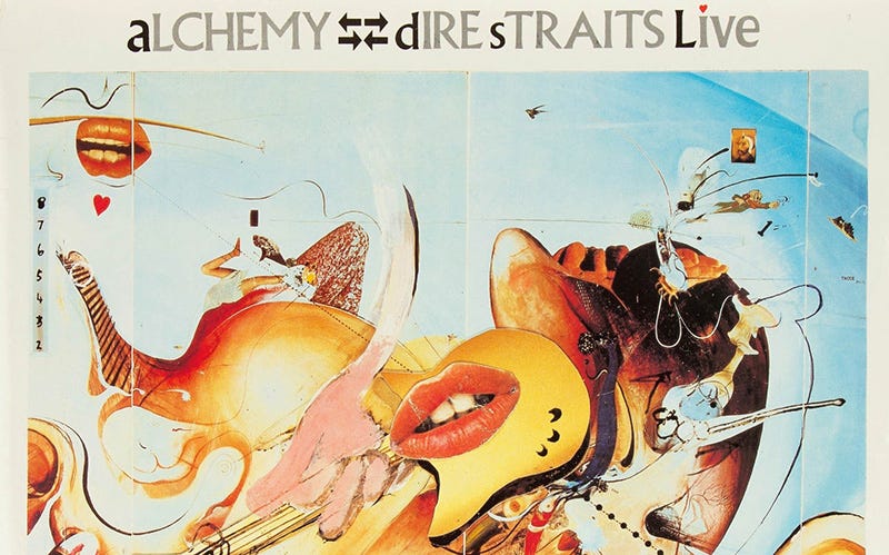 LP cover of Dire Straits’ Alchemy