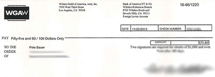 Reader Question: What’s the scoop on writer’s residuals?