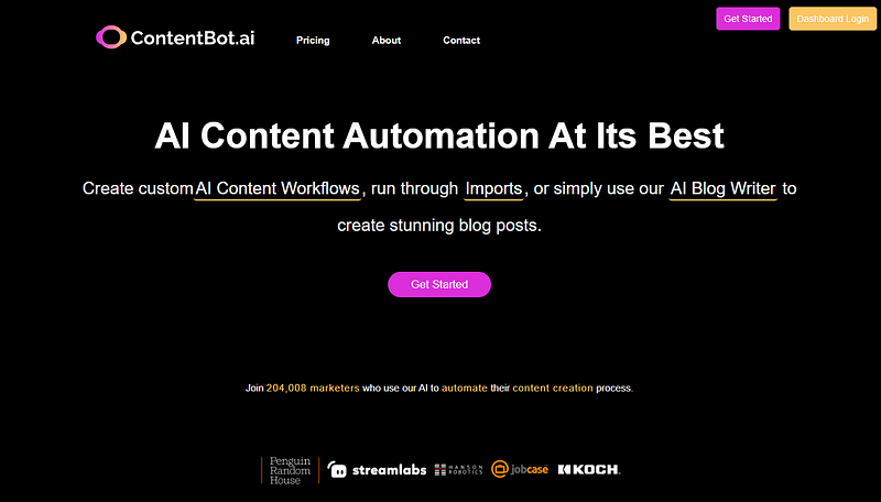 content bot ai writer