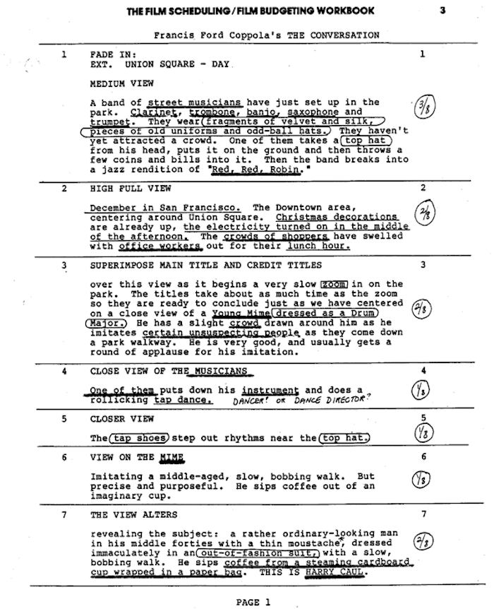 Page One: “The Conversation” (1974)
