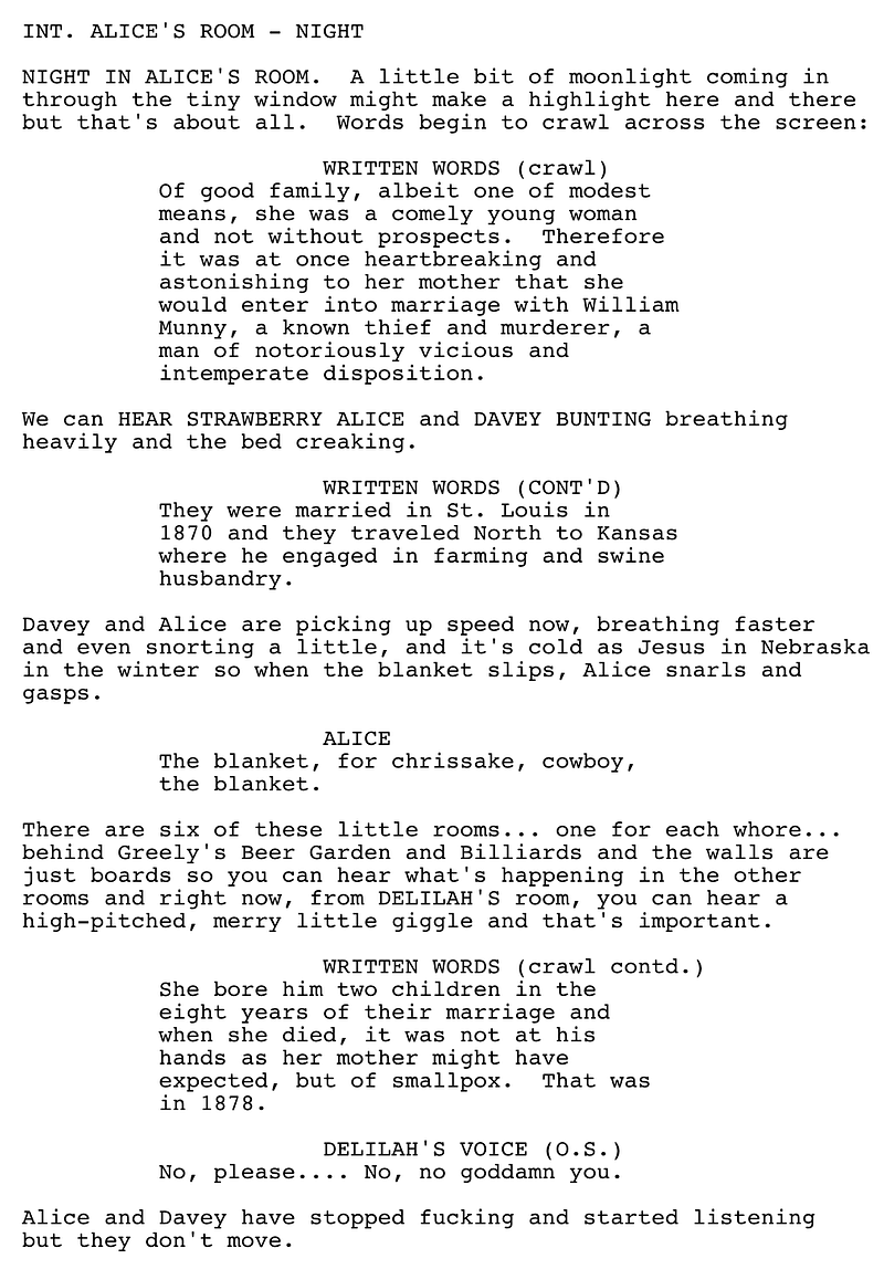 Page One: ‘Unforgiven’ (1992)