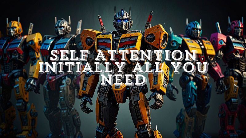 Self-Attention mechanism overview diagram