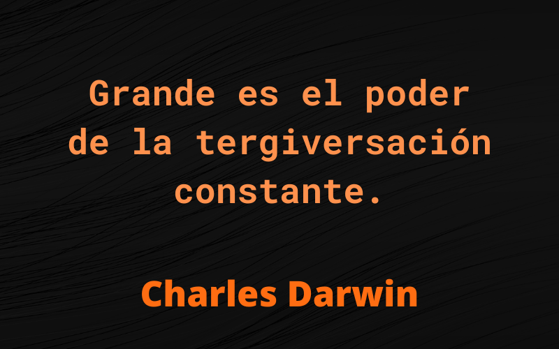 Frases de Mentiras — Charles Darwin