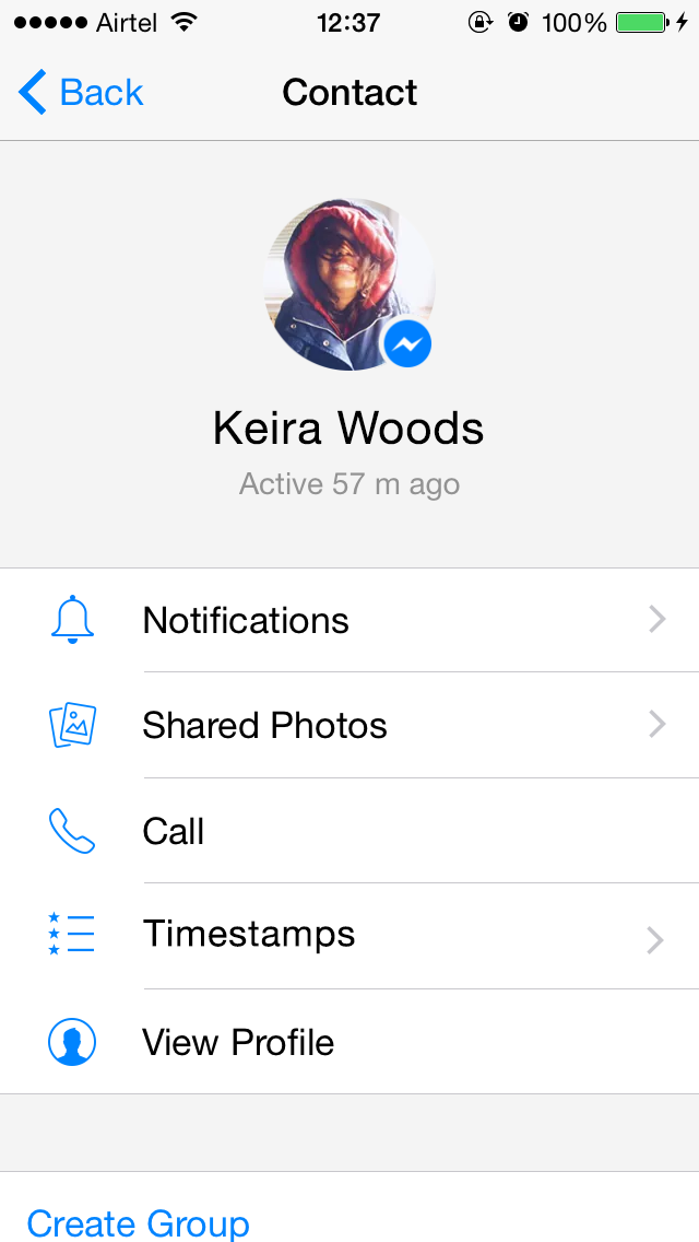 Timestamps concept for Facebook Messenger. Let’s make good products