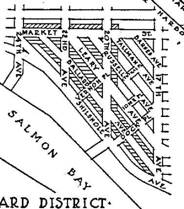 Ballard pre-zoning, six-story masonry buildings were legal. (City of Seattle)