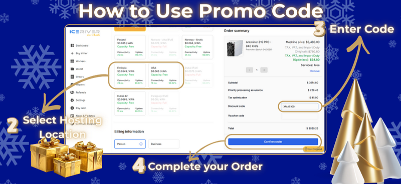 How to Use Promo Code Step 2, 3, and 4