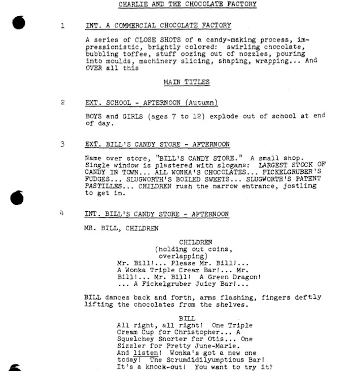 Page One: “Willy Wonka and the Chocolate Factory” (1971)