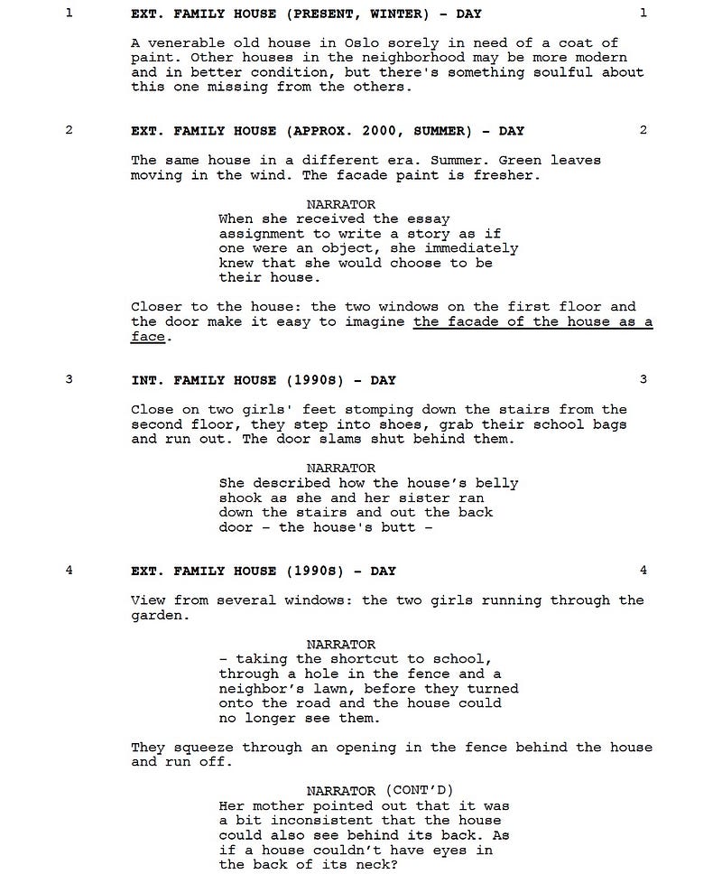 Page One: “Sentimental Value” (2025)