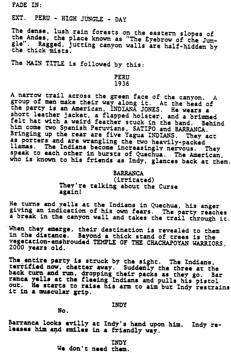 Page One: ‘Raiders of the Lost Ark’ (1981)