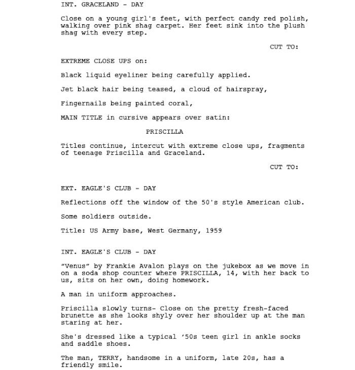 Page One: “Priscilla” (2023)