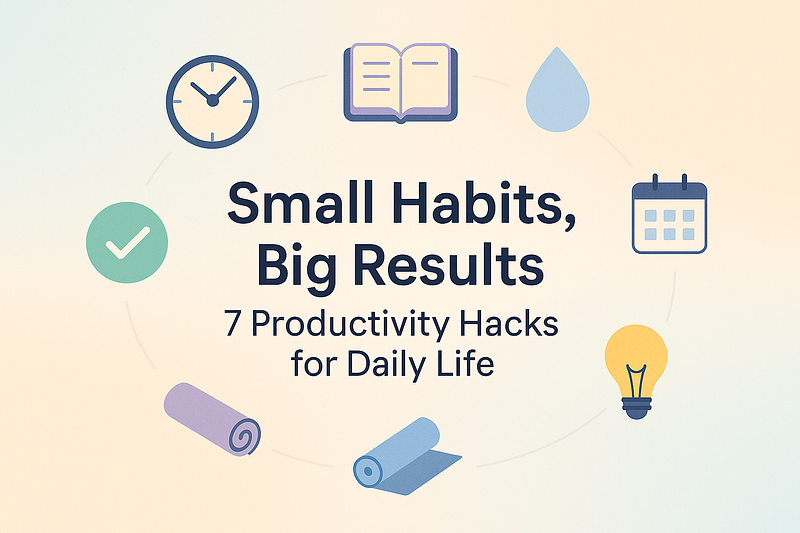 7 Productivity Hacks for Daily Life
