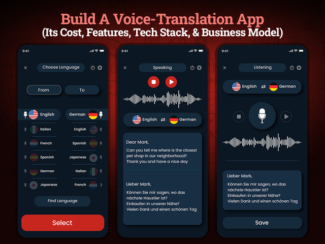 build a voice translation app