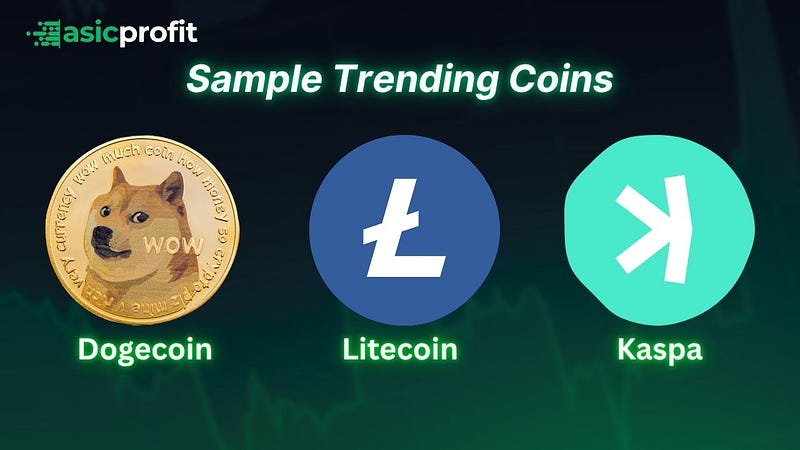 Sample Trending Coins