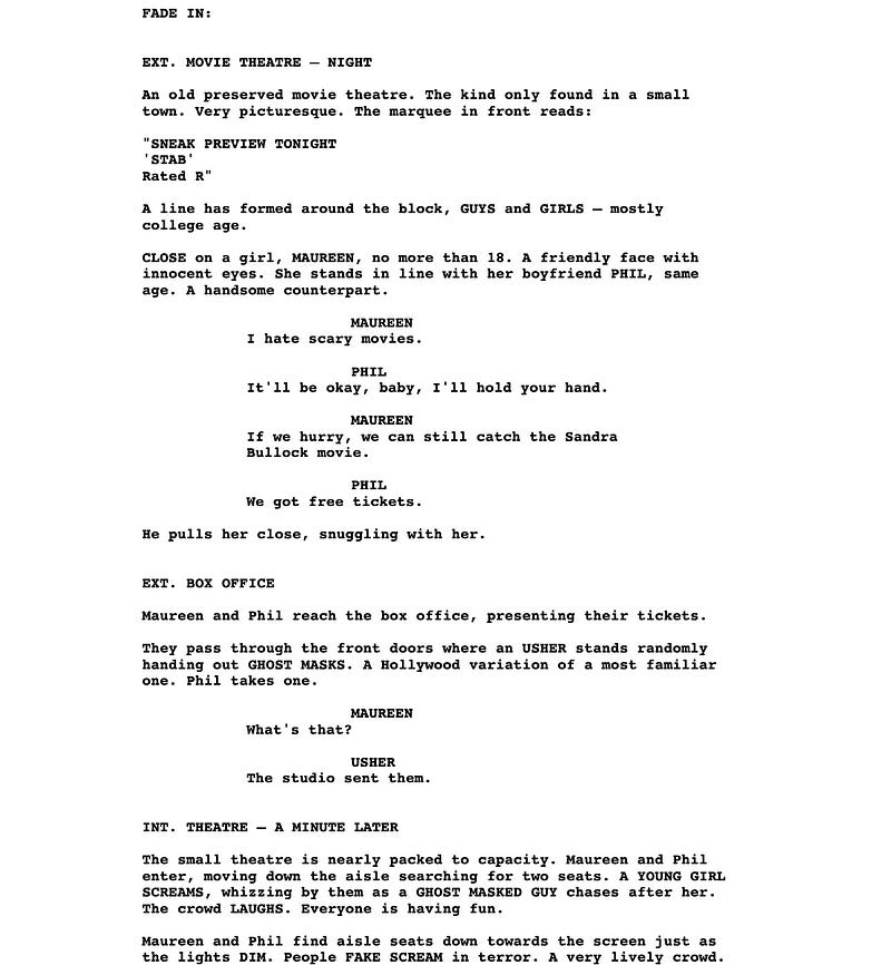 Page One: “Scream 2” (1997)