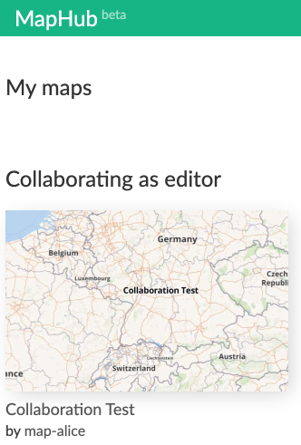 Real-time collaborative maps on MapHub