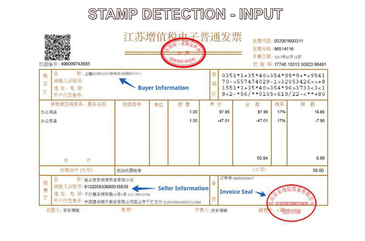 Stamp
Detection