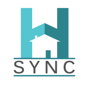 Logo for Housing Stability for Youth in Courts (H-SYNC) program.