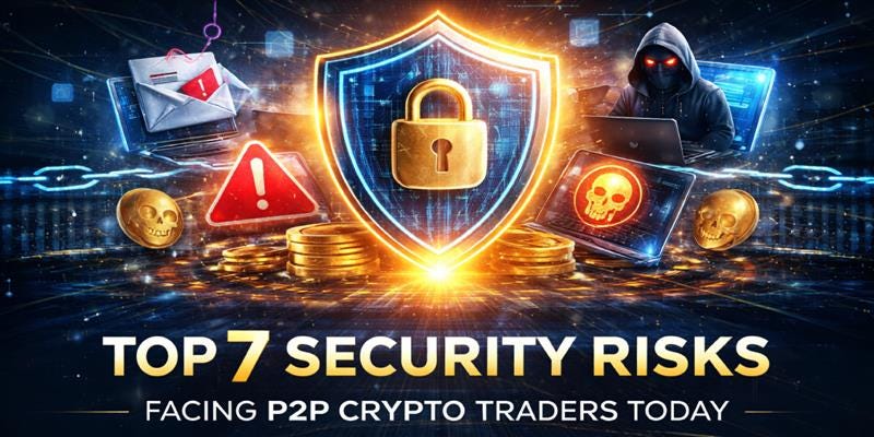Top 7 Security Risks Facing P2P Crypto Traders Today