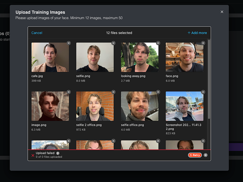 my real images that I used to train the ai headshot generator