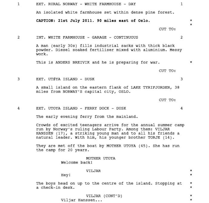 Page One: “22 July” (2018)