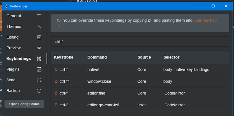 Customize Editor Keymaps