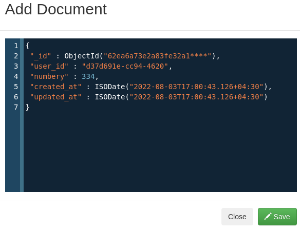 Struggle with export and import in MongoDB via mongo-express