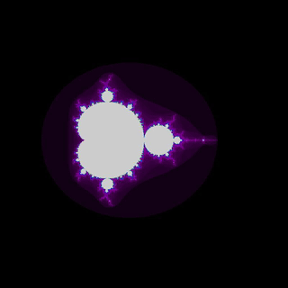 An animated GIF that zoom into a Mandelbrot fractal
