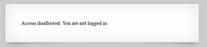Natas 5 access denied