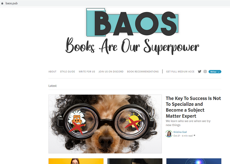 Ever Heard Of BAOS On Medium?