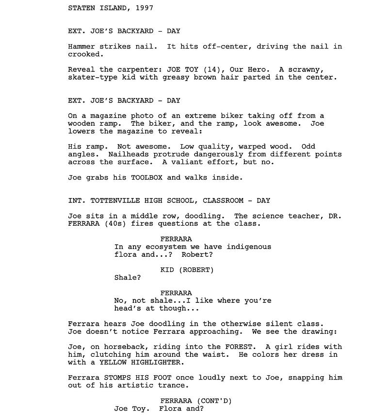 Page One: “The Kings of Summer” (2013)