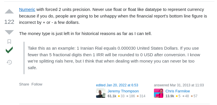 https://stackoverflow.com/questions/15726535/which-datatype-should-be-used-for-currency