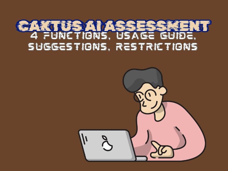 Caktus AI Assessment: 4 Functions, Usage Guide, Suggestions, Restrictions