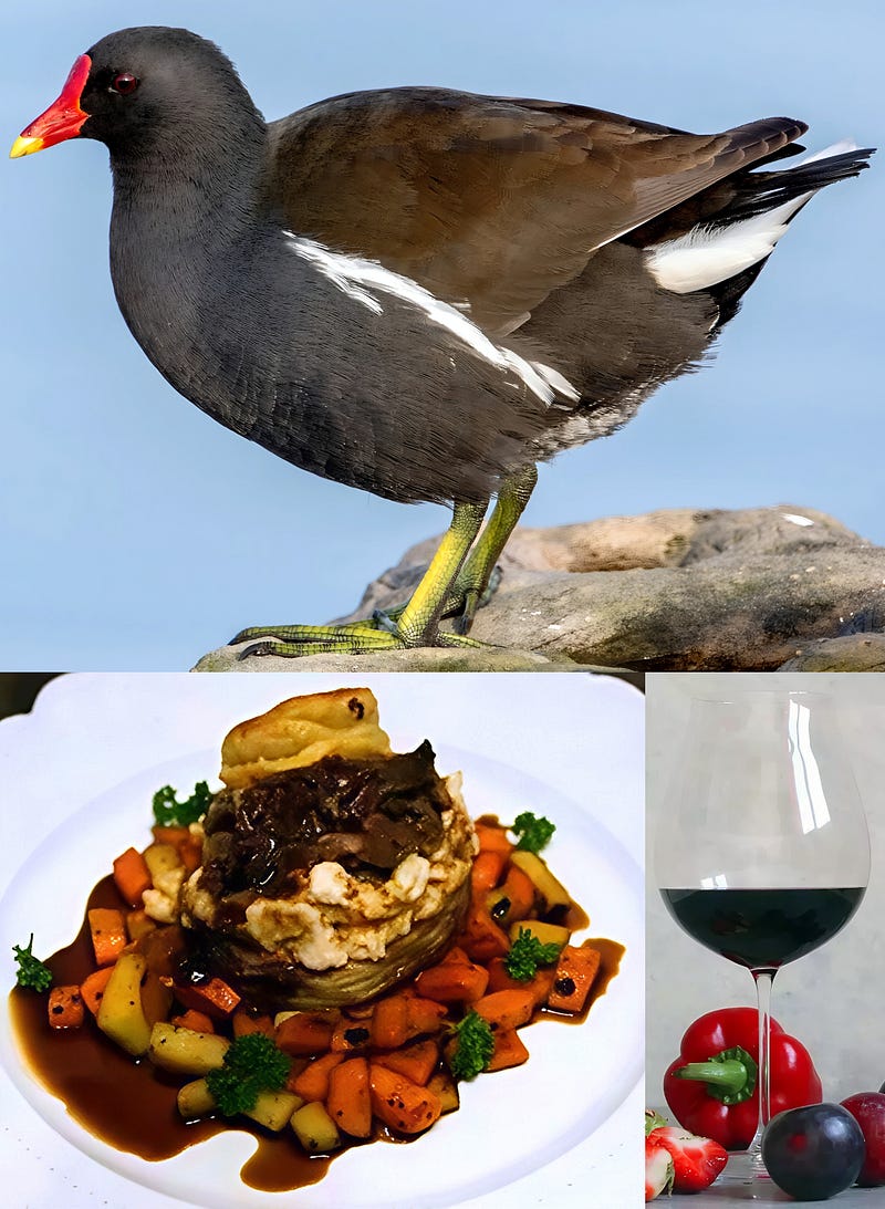 The Secret Life of the Moorhen: Nature’s Scarlet-Footed Forager