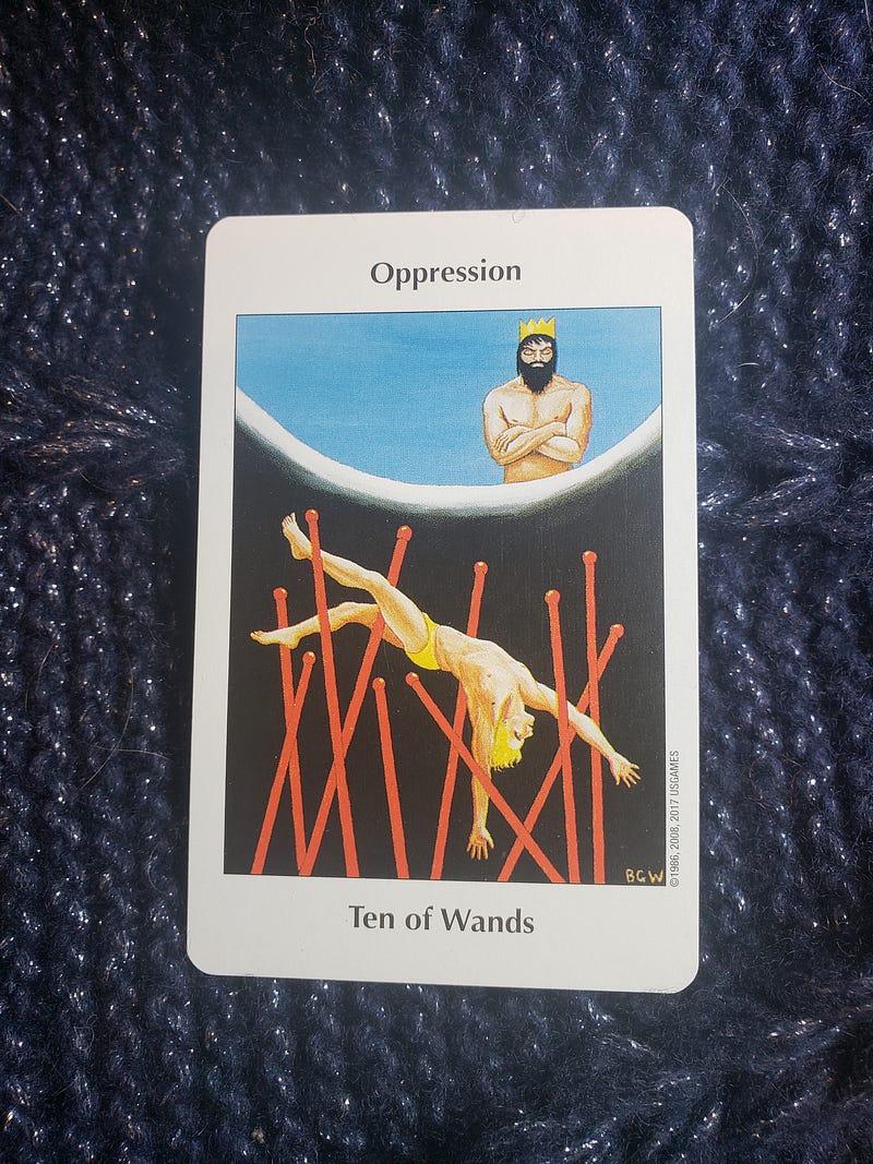 Meditations on the 10 of Wands