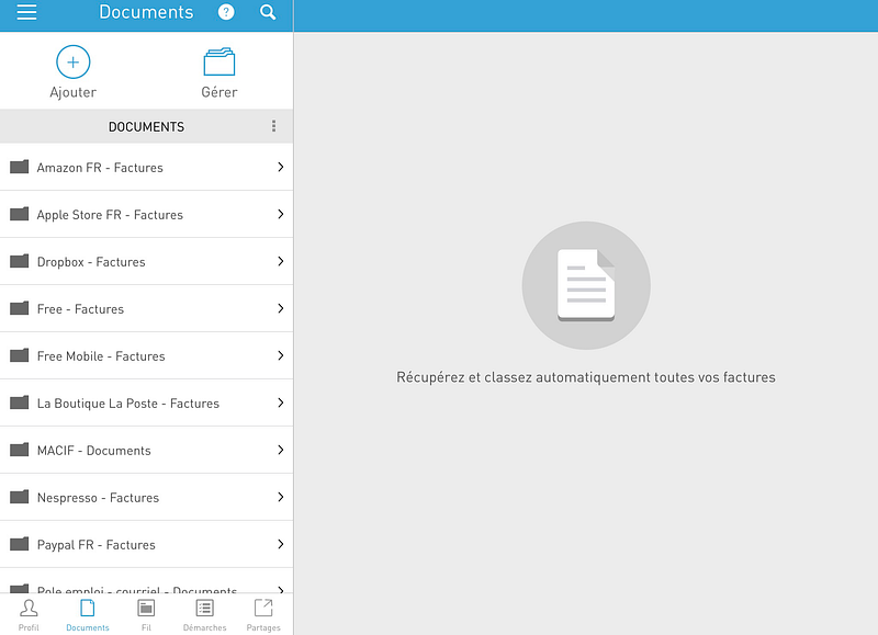 Exemple de fournisseurs pris en charge par la solution