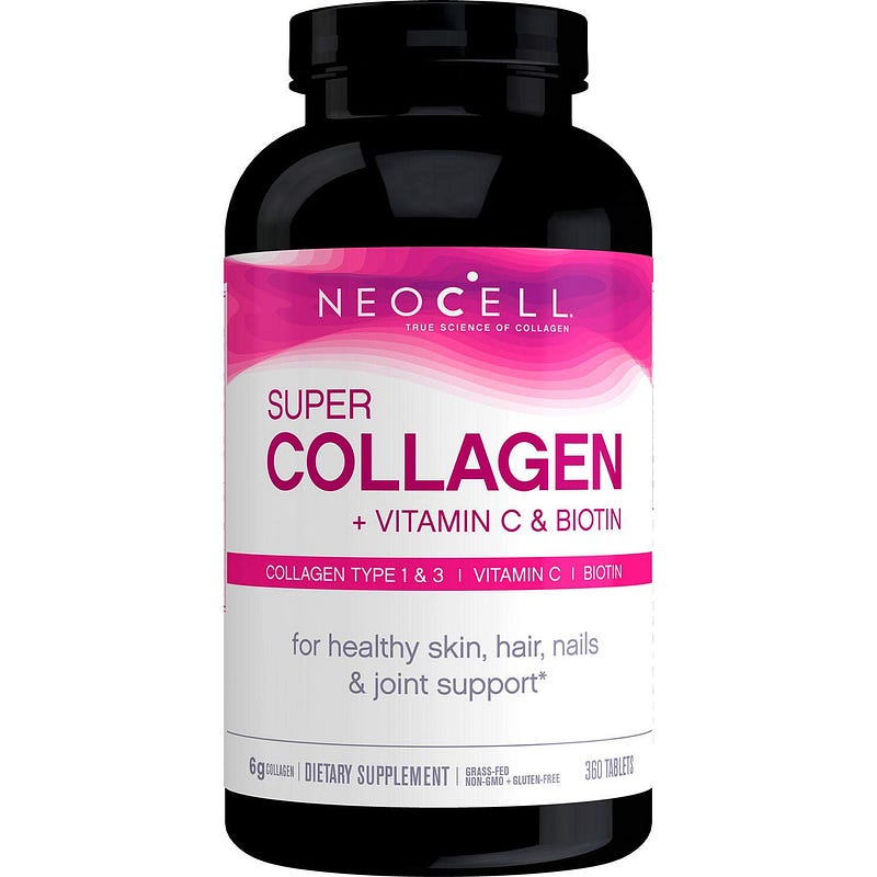 NEOCELL SUPER COLLAGEN + C TYPE 1& 3 6000MG REVIEW