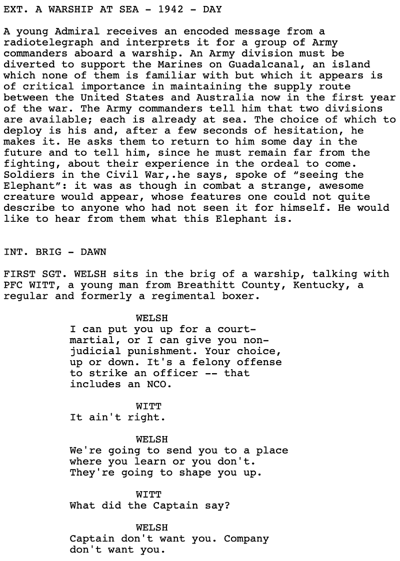 Page One: “The Thin Red Line” (1998)