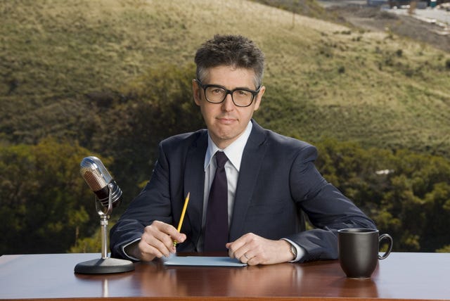  Ira Glass hosting the podcast This American Life