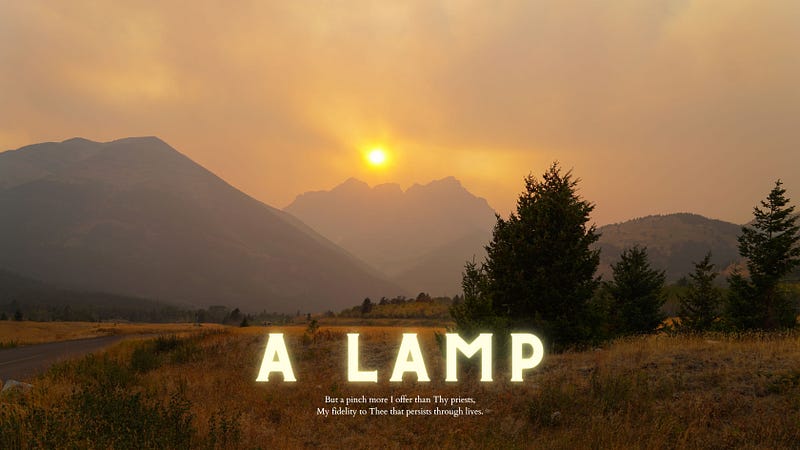 A Lamp