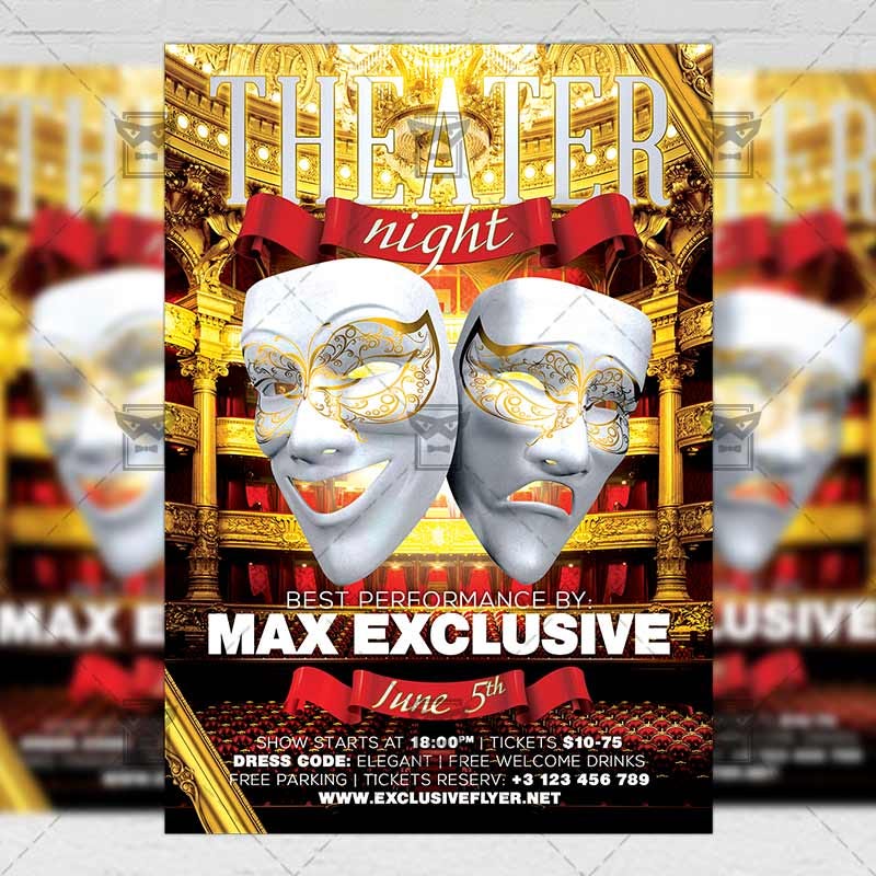 theatre poster template
