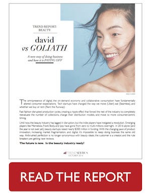 2016 beauty report titled David versus Goliath