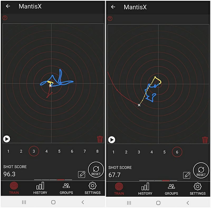 Mantis X10 Elite muzzle tracking